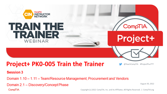 CompTIA Certifications Project  PK0 005 TTT Series